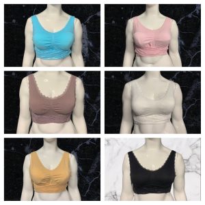 Bralette With Underbust Push Up Fastening Various Sizes & Colours