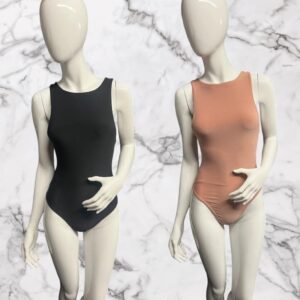 Missguided Two Pack Black/Nude Bodysuit