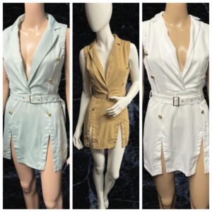 I Saw It First Sleeveless Blazer Dress