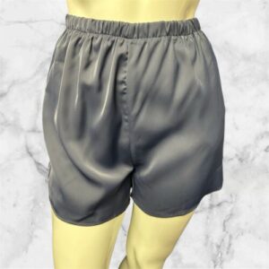 Navy Elasticated Waist Shorts Size L ( Uk 12/14 )