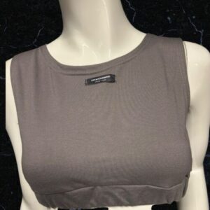 Open Your Mind Sleeveless Cropped Top One Size ( Up To Uk 10 )