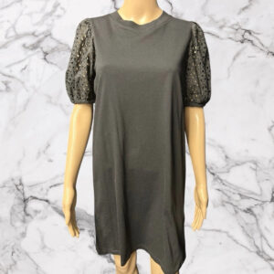 BNWT H & M Black Short Sleeved T Shirt Dress Size S ( Uk 8/10 )