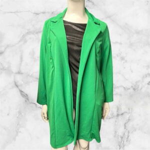 Yours Bright Green Longline Blazer Size 24