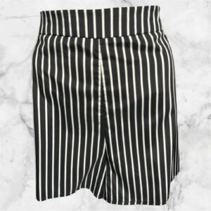 Shein Black And White Striped Shorts Size 2XL ( Uk 20)