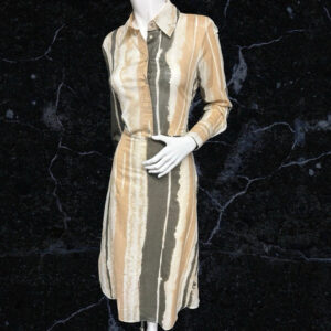 Mango Cotton Midi Shirt Dress Size 8