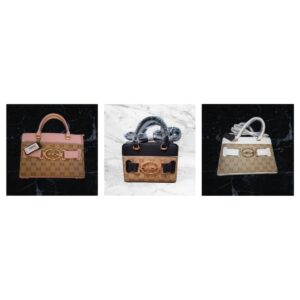 Bebe Leilani Printed Monogram Satchel Bag