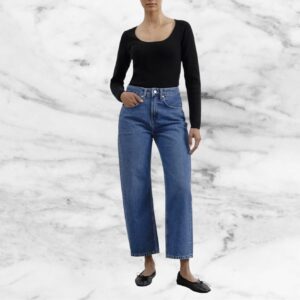 Albaray Indigo Boyfriend Jeans Size 8