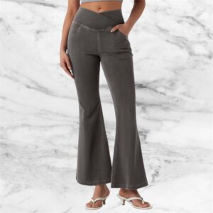 Halara Flex Denim Grey Flared Jeggings Size 14
