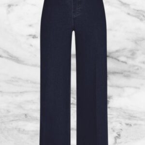 Anna Montana Dark Blue Mila Wide Flexi Pull On Jeans Size 14