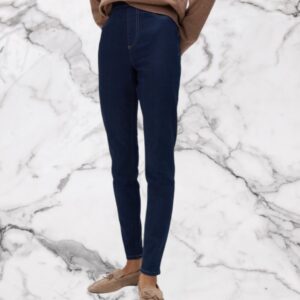M & S Dark Wash High Rise Jeggings Size 18 Regular